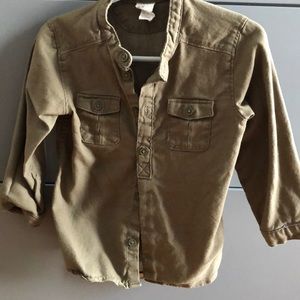 Olive Green button down